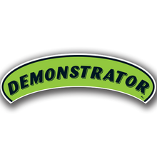 Vinyl Highlights Eyebrow Slogans "Demonstrator" Black/Fluorescent Green 12/Pack