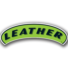 Vinyl Highlights Eyebrow Slogans "Leather" Black/Fluorescent Green 12/Pack