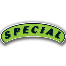 Vinyl Highlights Eyebrow Slogans "Special" Black/Fluorescent Green 12/Pack