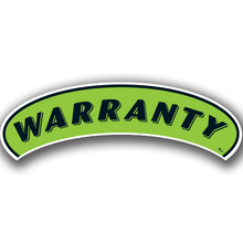 Vinyl Highlights Eyebrow Slogans "Warranty" Black/Fluorescent Green 12/Pack