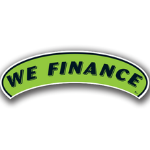 Vinyl Highlights Eyebrow Slogans "We Finance" Black/Fluorescent Green 12/Pack