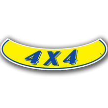 Copy of Vinyl Highlights Smile Slogans "4X4" Blue/Yellow 12/Pack