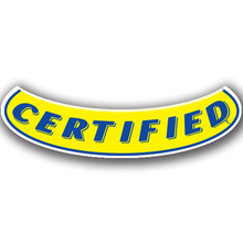Vinyl Highlights Smile Slogans "Certified" Blue/Yellow 12/Pack