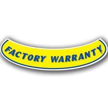 Vinyl Highlights Smile Slogans "Factory Warranty" Blue/Yellow 12/Pack