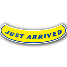 Vinyl Highlights Smile Slogans "Just Arrived" Blue/Yellow 12/Pack