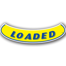 Vinyl Highlights Smile Slogans "Loaded" Blue/Yellow 12/Pack