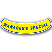 Vinyl Highlights Smile Slogans "Managers Special" Blue/Yellow 12/Pack