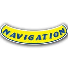 Vinyl Highlights Smile Slogans "Navigation" Blue/Yellow 12/Pack