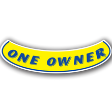 Vinyl Highlights Smile Slogans "One Owner" Blue/Yellow 12/Pack