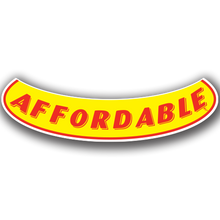 Vinyl Highlights Smile Slogans "Affordable" Red/Yellow 12/Pack