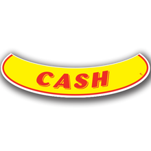 Vinyl Highlights Smile Slogans "Cash" Red/Yellow 12/Pack