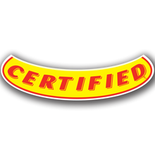 Vinyl Highlights Smile Slogans "Certified" Red/Yellow 12/Pack
