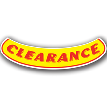 Vinyl Highlights Smile Slogans "Clearence" Red/Yellow 12/Pack
