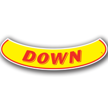 Vinyl Highlights Smile Slogans "Down" Red/Yellow 12/Pack