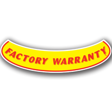 Vinyl Highlights Smile Slogans "Factory Warranty" Red/Yellow 12/Pack