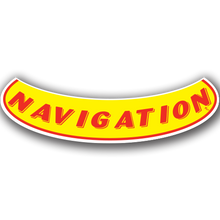 Vinyl Highlights Smile Slogans "Navigation" Red/Yellow 12/Pack