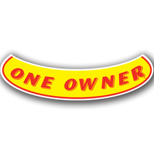 Vinyl Highlights Smile Slogans "One Owner" Red/Yellow 12/Pack