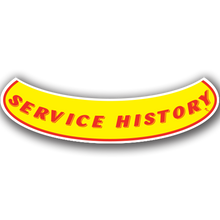 Vinyl Highlights Smile Slogans "Service History" Red/Yellow 12/Pack