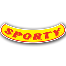 Vinyl Highlights Smile Slogans "Sporty" Red/Yellow 12/Pack