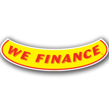 Vinyl Highlights Smile Slogans "We Finance" Red/Yellow 12/Pack