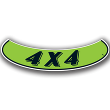 Vinyl Highlights Smile Slogans "4X4" Black/Fluorescent Green 12/Pack