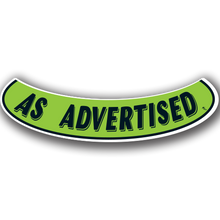 Vinyl Highlights Smile Slogans "As Advertised" Black/Fluorescent Green 12/Pack