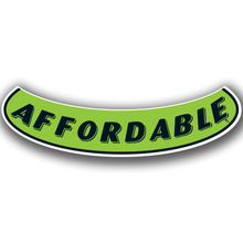 Vinyl Highlights Smile Slogans "Affordable" Black/Fluorescent Green 12/Pack