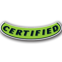 Vinyl Highlights Smile Slogans "Certified" Black/Fluorescent Green 12/Pack