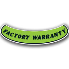 Vinyl Highlights Smile Slogans "Factory Warranty" Black/Fluorescent Green 12/Pack
