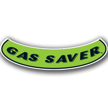 Vinyl Highlights Smile Slogans "Gas Saver" Black/Fluorescent Green 12/Pack