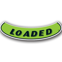 Vinyl Highlights Smile Slogans "Loaded" Black/Fluorescent Green 12/Pack