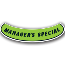 Vinyl Highlights Smile Slogans "Managers Special" Black/Fluorescent Green 12/Pack