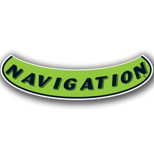 Vinyl Highlights Smile Slogans "Navigation" Black/Fluorescent Green 12/Pack