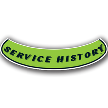 Vinyl Highlights Smile Slogans "Service History" Black/Fluorescent Green 12/Pack