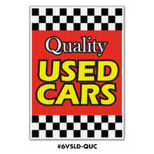 Jumbo UnderHood Signs "Quality Used Cars"
