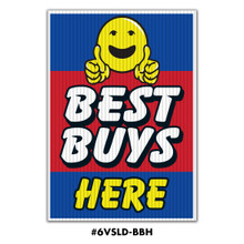 Jumbo UnderHood Signs "Best Buys Here"