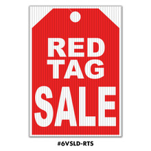 Jumbo UnderHood Signs "Red Tag Sale"