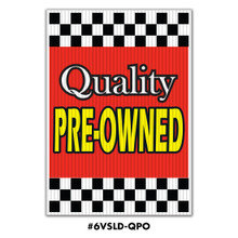 Jumbo UnderHood Signs "Quality Pre Owned"