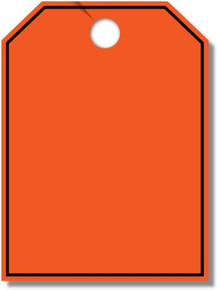 Stock Mirror Hang Tags (Red #280-Border)