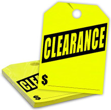 Stock Mirror Hang Tags (Yellow #280-CL)