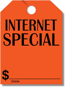 Stock Mirror Hang Tags (Red #280-IS)