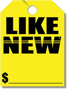 Stock Mirror Hang Tags (Yellow #280-LN)