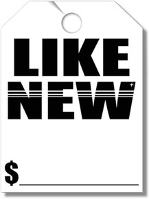 Stock Mirror Hang Tags (White #280-LN)