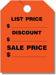 Stock Mirror Hang Tags (Red #280-LD)