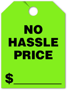 Stock Mirror Hang Tags (Green #280-NH)