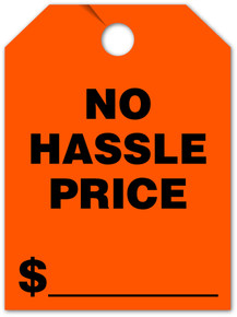Stock Mirror Hang Tags (Red #280-NH)
