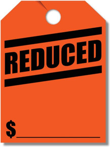 Stock Mirror Hang Tags (Red #280-RD)