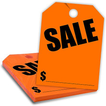 Stock Mirror Hang Tags (Red #280-SA)