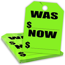 Stock Mirror Hang Tags (Green #280-WN)