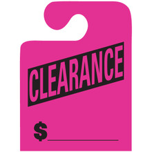 Hook Stock Mirror Hang Tags (Pink #282 CL)